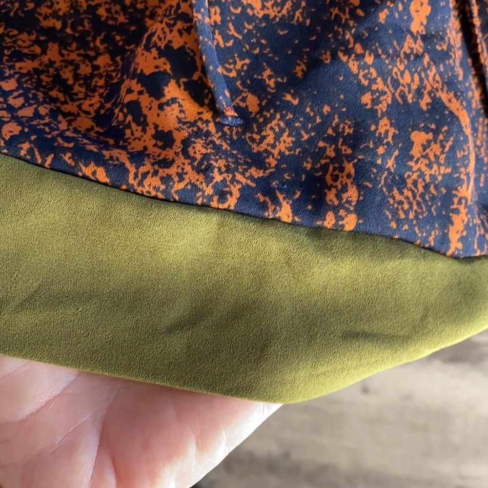 Cabi Border Wrap Python Snake Print Top Blouse Si… - image 6